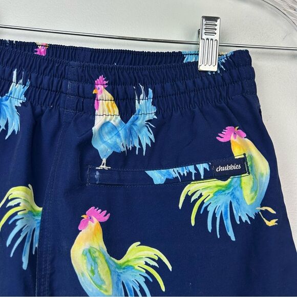 Chubbies The Fowl Plays Swim Trunks UPF 50 5.5” Inseam Classic Liner Sz XS - Picture 8 of 15